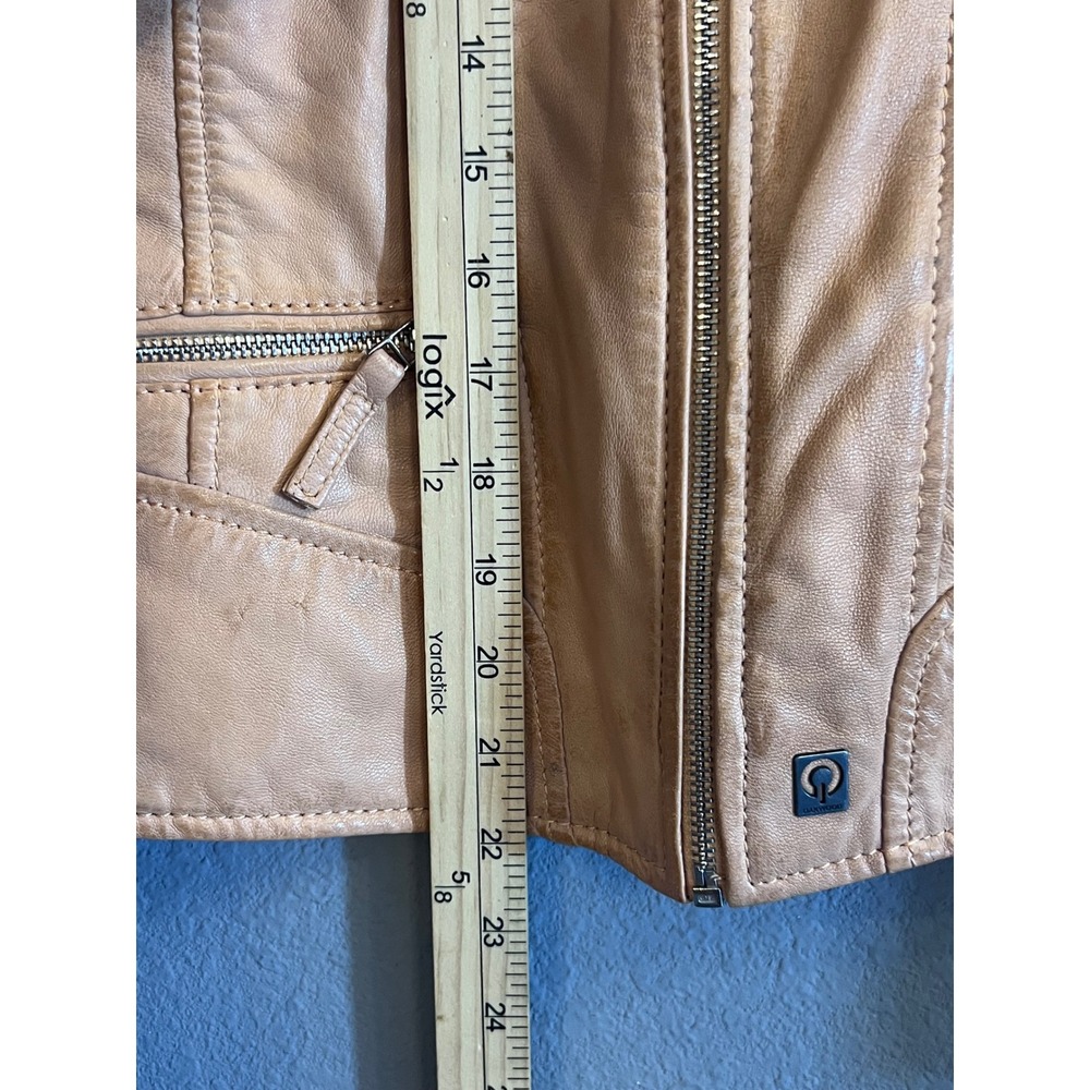 Oakwood Genuine Lambskin Leather Jacket Small Classic Moto Biker Bomber Luxury - Picture 12 of 13